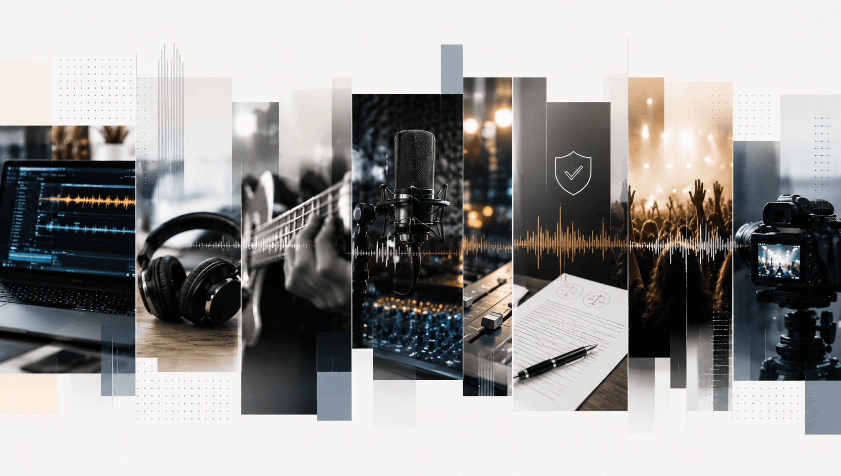 Musikproduktion, Kopfhörer, Instrumente, Mikrofon, Lizenzierung und Videoproduktion
